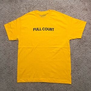 Full Court Logo T-Shirt (Yellow)